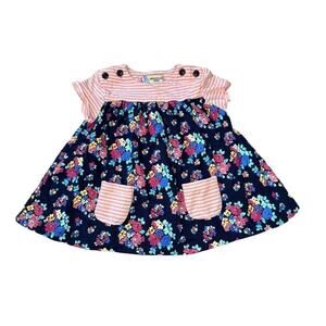 Adventure Wear by Copper Key Girls 2T Multicolor Floral Short Sleeve Dress